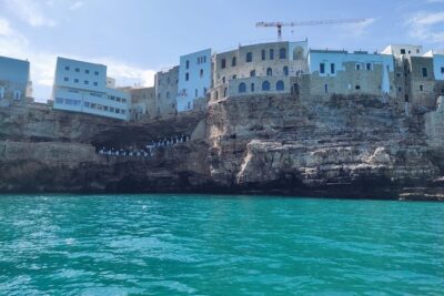 Boat tour from Monopoli to the caves of Polignano a Mare - Porto Antico di Monopoli and the Charles V castle views