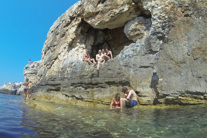 Boat tour swimming snorkeling south Istria Kamenjak Premantura - Davorka and Davor: what small-boat hosting looks like in real life