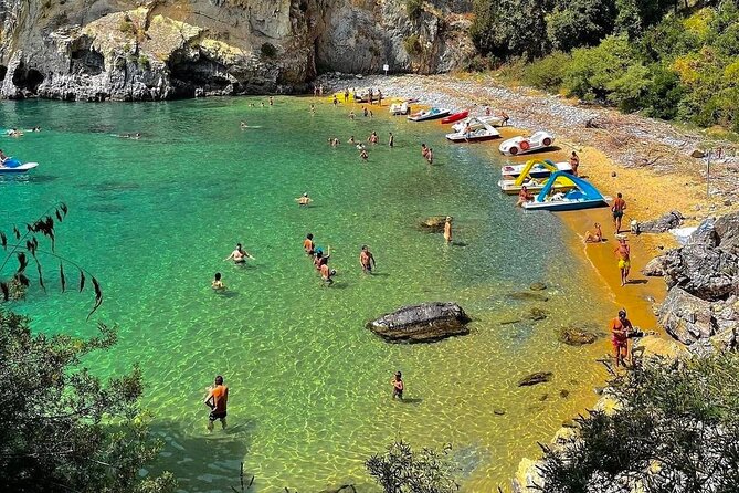 Boat tour to discover the Costa del Mito of Capo Palinuro - Grotte Marine di Capo Palinuro: multiple named stops, one connected coastline