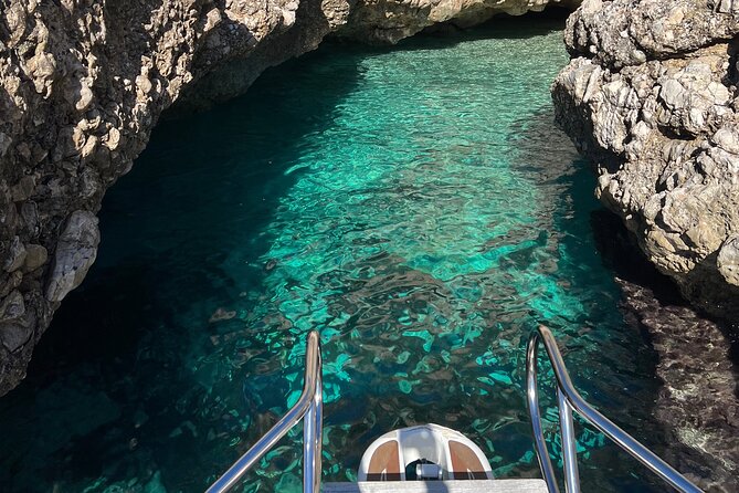 Boat tour to Egadi Favignana and Levanzo islands from Trapani - Cala Fredda and Cala Minnola: End-of-Day Swim Zones