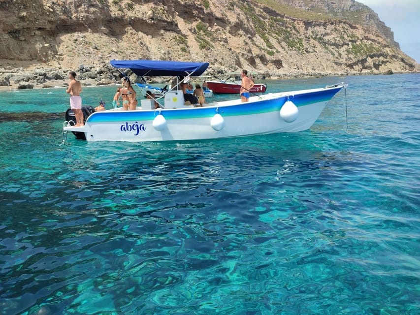 Boat tour to Favignana & Levanzo with Tastings and Swim stop - Getting on board at Agenzia Egadi Discovery (Via Vittorio Emanuele)