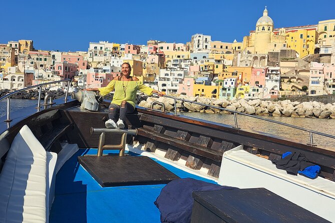 Boat tour with lunch on board to discover Procida - A Boat Day That Turns Procida Into a Living Postcard