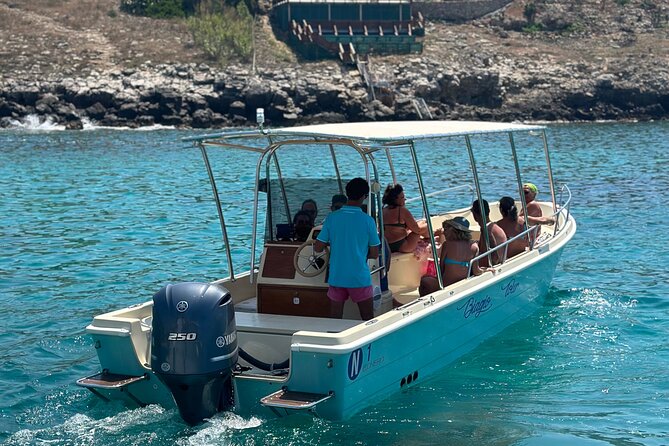 Boat trip and visit of the caves of Santa Maria di Leuca - San Gregorio to the Ionian cave stretch