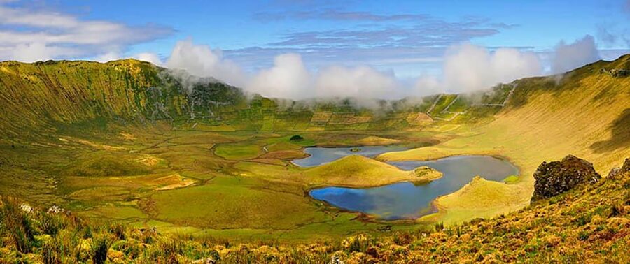 Boat Trip to Corvo and Island Sightseeing Tour - The Flores-to-Corvo boat ride: caves, waterfalls, and wildlife on open water