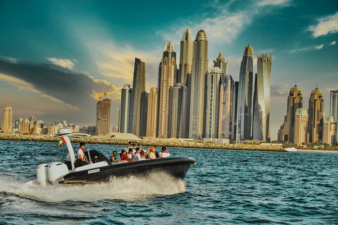 Burj Al Arab 100 Minute Boat Tour - From Yacht Club to open water: Dubai Marina Canal to the skyline