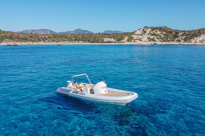 Cagliari Boat Tour by Maxi Rib - Wine and Snorkeling - Stop 4: Spiaggia di Cala Fighera for the Most Snorkeling Time