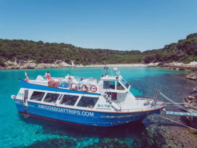 Cala'n Bosc: 3.5-Hour South Coast Sightseeing Boat Trip - The Boat Ride: Seating, Waterslides, and the Reflex Glass-Bottom
