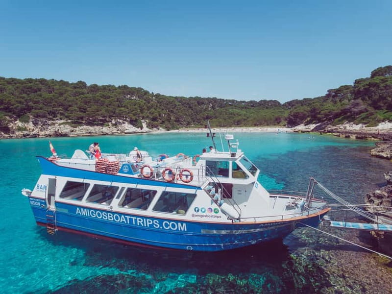 Cala'n Bosc: 3.5-Hour South Coast Sightseeing Boat Trip - The Boat Ride: Seating, Waterslides, and the Reflex Glass-Bottom