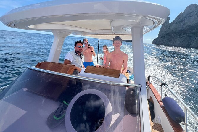 Capri and Blue Grotto Small Group Boat Tour - Snorkeling and swim breaks: how to make the most of limited time
