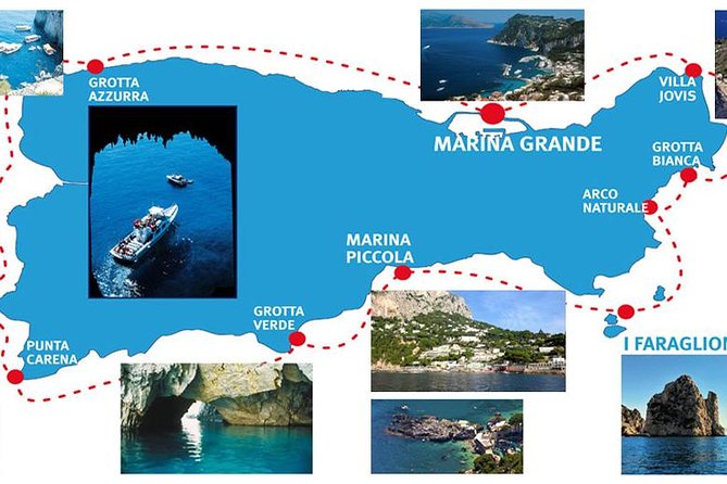 Capri: Boat Tour, Priority Tickets & Blue Grotto (Optional) - Meeting point on Capri: where your tour starts