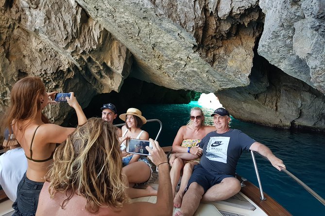 Capri Boat Tour with Optional Blue Grotto Visit from Sorrento - Coastal cruising toward Anacapri and Punta Carena lighthouse