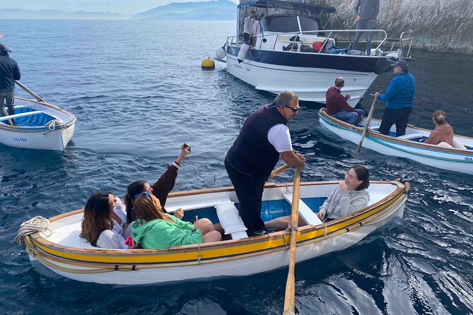 Capri Boat Tour with Optional Blue Grotto Visit from Sorrento - Grotta Verde: pirate legend to clear-water calm