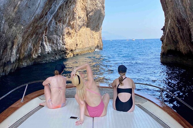 Capri Boat Tour with Optional Blue Grotto Visit from Sorrento - Marina Piccola: the beach stop that sets the mood for Capri