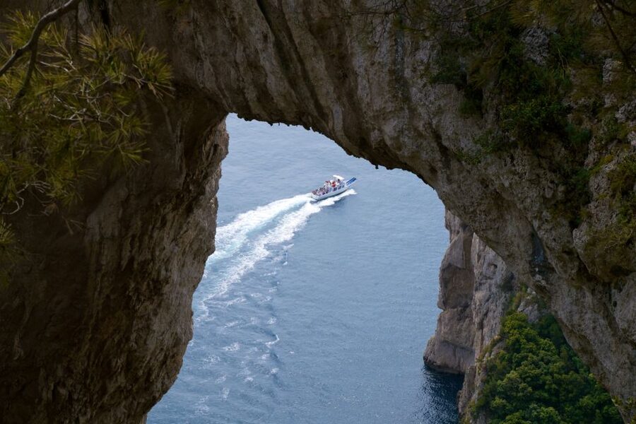 Capri: Guided Island Boat Tour With a Stop at the Caves - Faraglioni di Capri and the Natural-Geometry Coastline