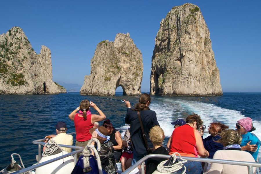 Capri: Guided Island Boat Tour With a Stop at the Caves - Villa Malaparte, Marina Piccola, and Punta Carena Lighthouse Views