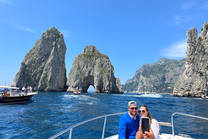 Capri in a Day All Inclusive Premium Boat Tour + City Visit - Stop-by-stop Capri highlights from the boat (and what each one is good for)