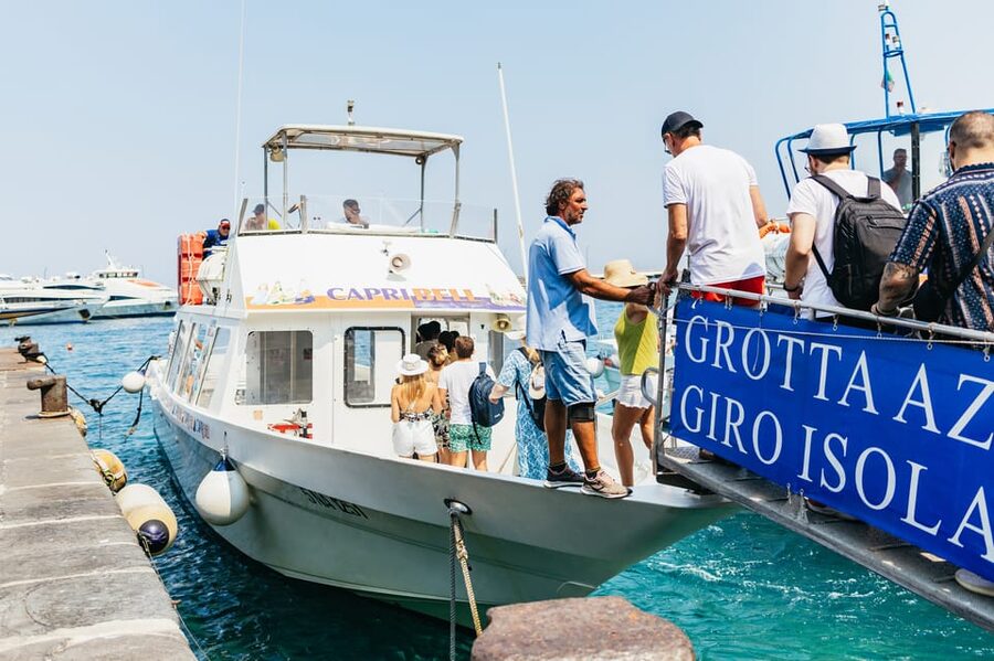 Capri: Island Boat Tour and Optional Blue Grotto Visit - The Coastline Circuit: Faraglioni, Arco Naturale, and Tiberius’s Leap