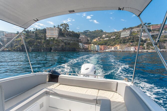 Capri Positano and Amalfi Ischia Private Boat Tour from Sorrento - Bagni Regina Giovanna and Punta Campanella: the coast history layer