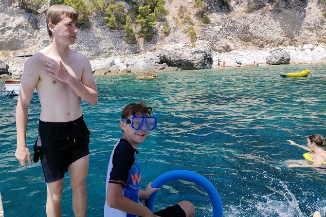 Capri Premium Private Boat Tour + City Visit - Punta Ventroso: aperitivo, music, and the optional shore dip