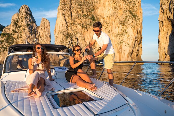 Capri Private Boat Tour with Limoncello tasting - Marina Piccola at sunset: limoncello, skyline lights, and slow-down time
