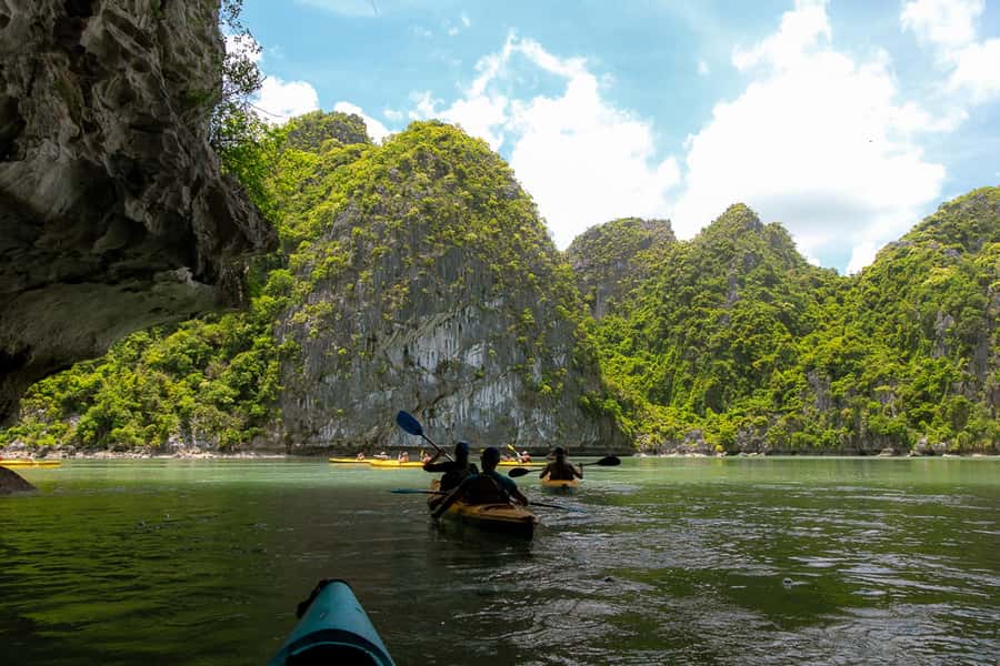 Cat Ba: Lan Ha & Ha Long Bay Kayak & Snorkel Boat Tour - Golden Hour Cruise Back: Fishermen’s Village on the Way In