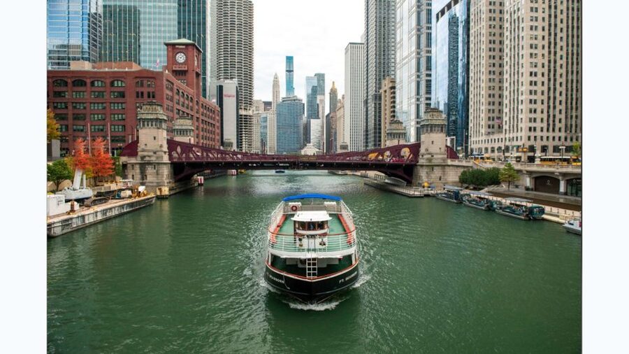 Chicago: Architecture Boat Tour with Drinks - Finding Ogden Slip: The Real Start at 465 N McClurg Ct