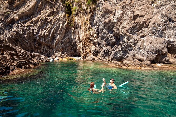 Cinque Terre Hybrid Boat Tour from Monterosso - Stop 1: Monterosso al Mare from the sea-level view
