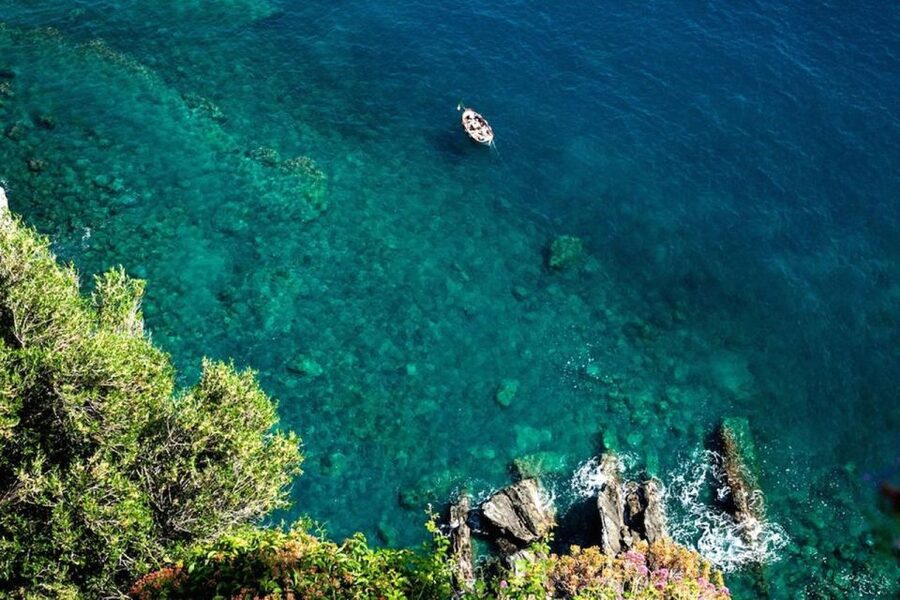 Cinque Terre: Hybrid Boat Tour with Swimming Stop - Riomaggiore: postcard bends and an easy ending