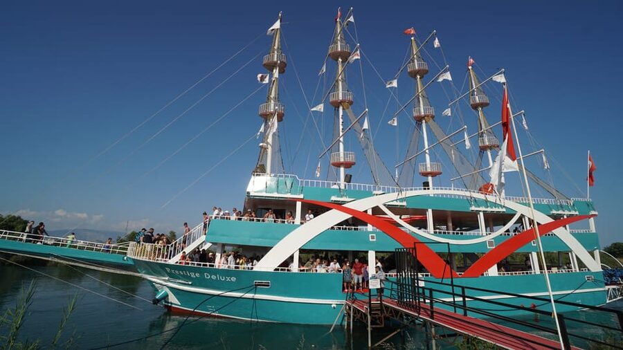 City of Side: Boat Tour on the Manavgat River w/ Bazaar Trip - Cennet Beach: the one-hour swim stop you’ll remember