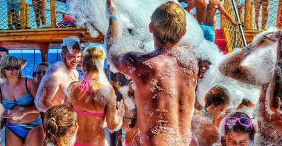City of Side: Dolphin Island Boat Tour with BBQ & Foam Party - Key highlights you should know before you go