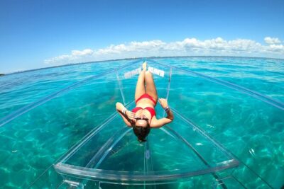 Clearboat: Glass-bottom boat ride to the Caribean Sea - The glass-bottom magic: what you really see under the boat