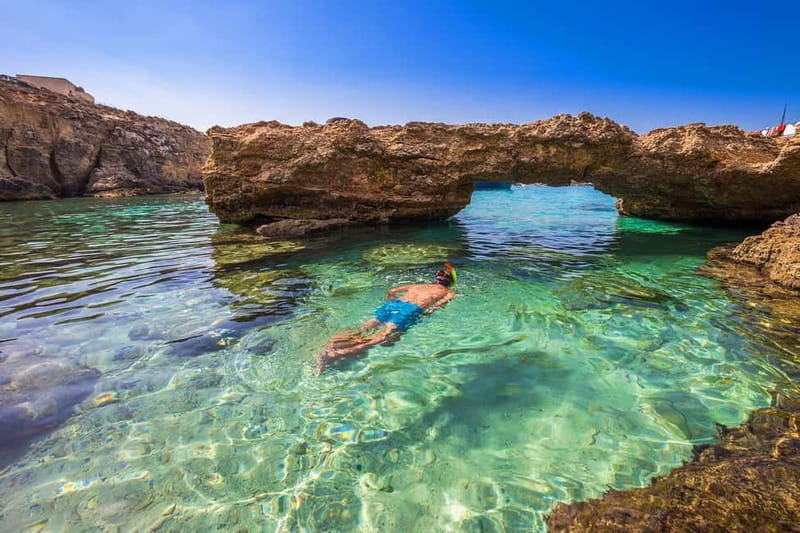 Comino: Blue Lagoon, Crystal Lagoon and Sea Caves Boat Tour - Blue Lagoon: How the Free Pass Works (and Your Two Options)