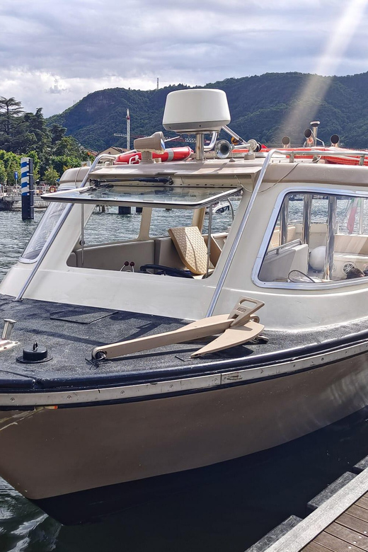 Como: Lake Como Shared Boat Tour - First views in Como: cathedral dome, Voltiano Temple, and Villa Olmo