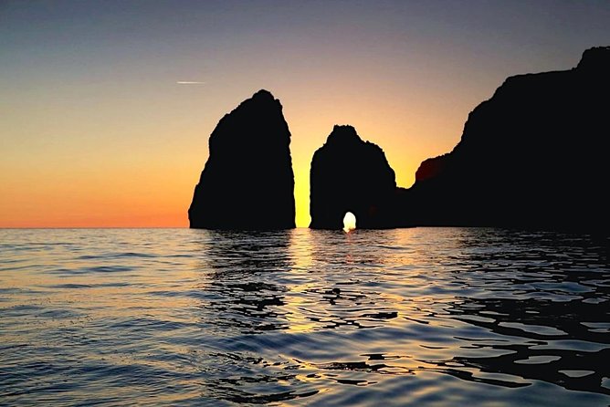 Day to Night Capri Boat Tour with Swim, Snorkel & Aperitif - Boat-View Highlights: White Grotta, Green Grotto, Faraglioni, and the Natural Arch