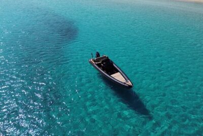 Discover Hidden Gems around Paros | Private Boat Tour - Your Route in Plain English: Despotiko → Antiparos Chora → Blue Lagoon → Sandbar