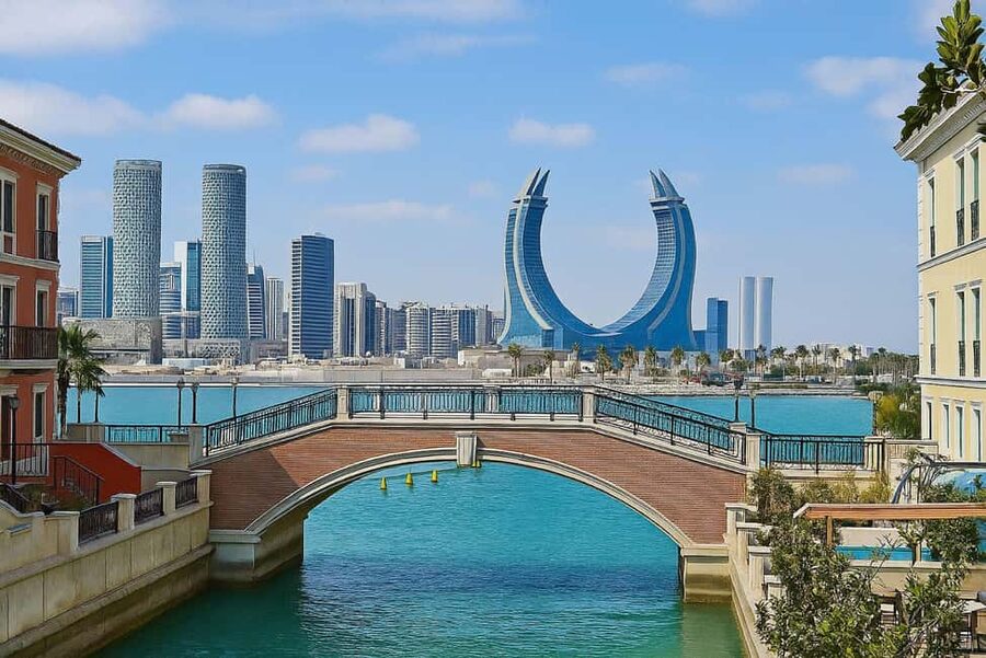 Doha City Tour & Dhow Boat Ride with Pickup-Dropoff - West Bay drive-by: quick modern context without the hassle