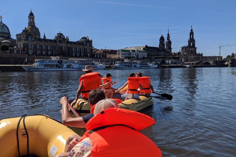 Dresden: Private Inflatable Boat Tour with Beer Garden Stop - Key takeaways before you go