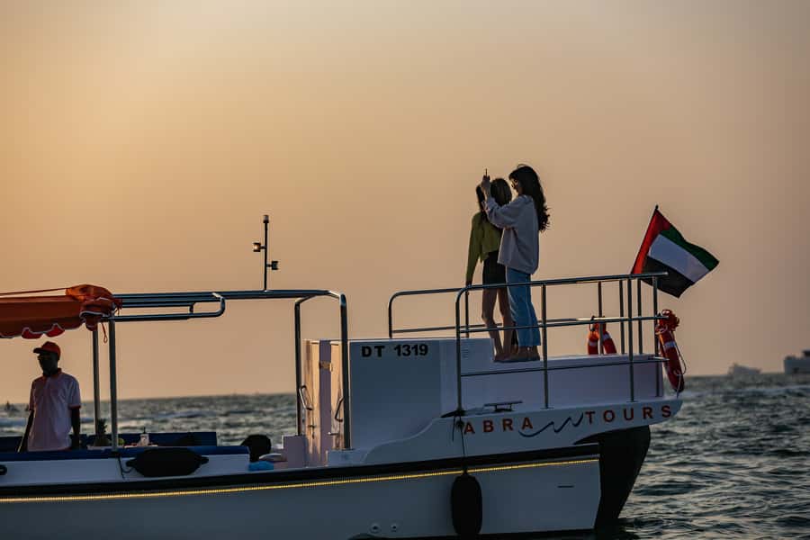 Dubai: Abra Boat Tour in Dubai Marina, Ain Dubai, JBR - JBR From the Water: Promenade Views Without the Crowd Stress