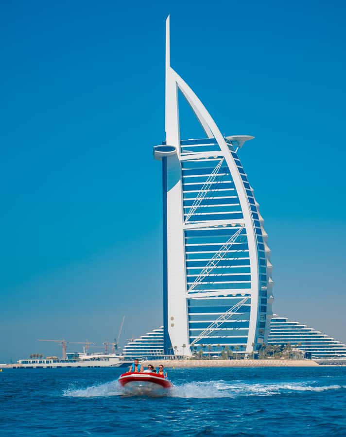 Dubai: Private Self-Drive SeaKart Jet Ski Boat Tour - Palm Lagoon swim on the 2-hour tour: how to make it easy