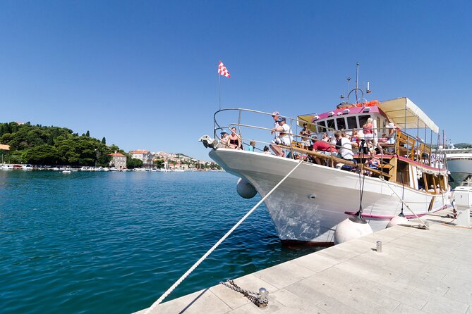 Dubrovnik: 3 Islands Boat Tour with Lunch & drinks(FR, ES, EN) - Stop Three: Koločep for Hidden Bays, Village Walks, and Deck Energy