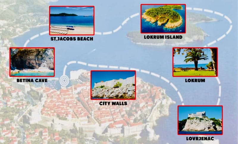Dubrovnik or Cavtat: Lokrum Island and Betina Cave Boat Tour - Key highlights at a glance