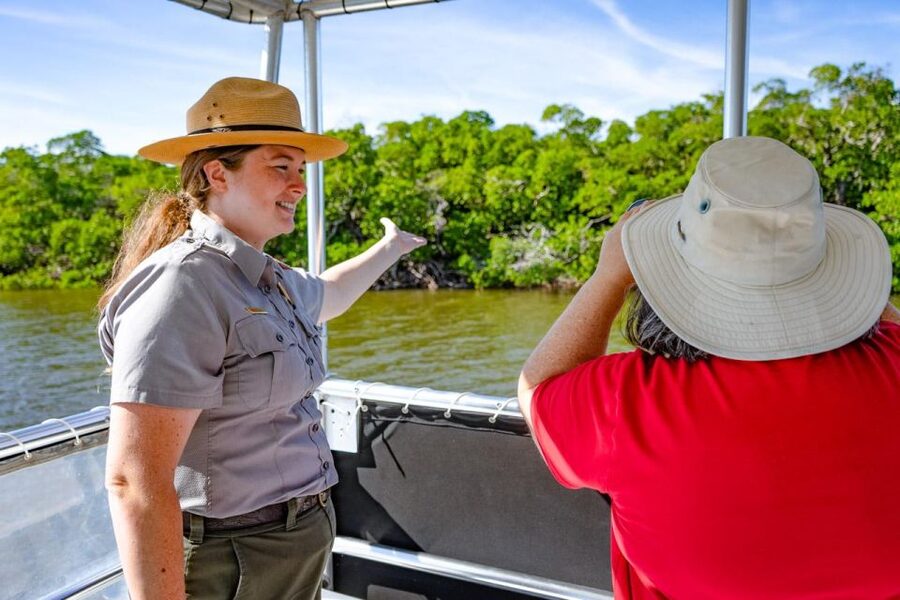 Everglades National Park: Pontoon Boat Tour & Boardwalk - Wildlife Watch Reality Check: setting expectations for dolphins and manatees