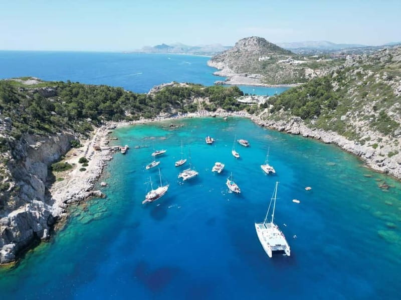 Faliraki: Boat Trip to Afandou Caves, Anthony Quinn & Ladiko - A fast, scenic way to see Rhodes from Faliraki