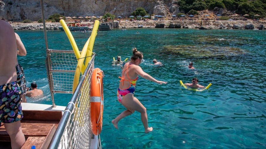 Faliraki: Boat Trip to Afantou Caves, Antony Quinn, Ladiko - Snorkeling Gear, Float Aids, and What You’ll Actually Need