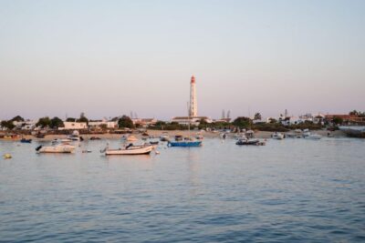 Faro: Ria Formosa Sunset Nature Boat Tour - The Faro photo stop: quick sightseeing, not a long detour