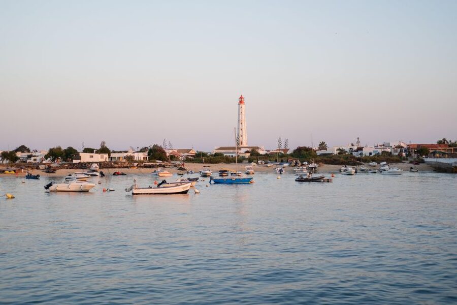 Faro: Ria Formosa Sunset Nature Boat Tour - The Faro photo stop: quick sightseeing, not a long detour