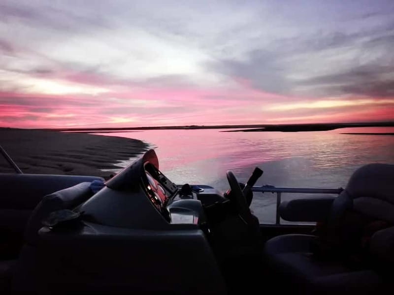 Faro: Sunset 1 hour Ria Formosa Boat Tour - Meeting at Islands 4 You (and finding the red-shirt guide)