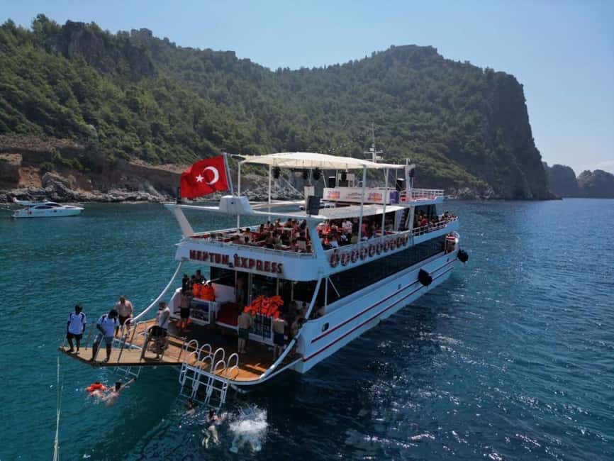 From Alanya: Boat Tour with Unlimited Soft Drinks and Lunch - Cleopatra Beach: The Swim Stop That’s Worth the Sun
