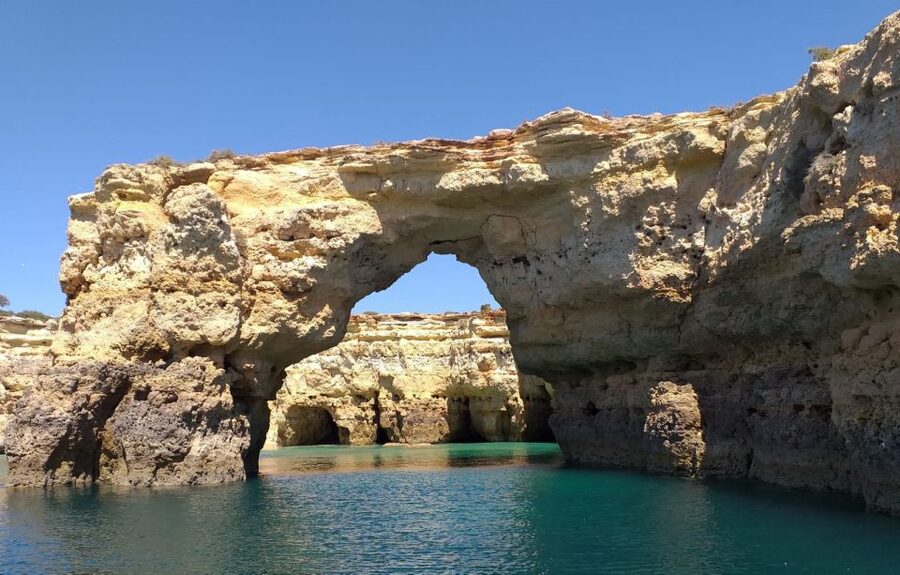 From Albufeira: Benagil Caves and Dolphins Guided Boat Tour - The Swim Stop: Refreshing Water, Conditional Timing