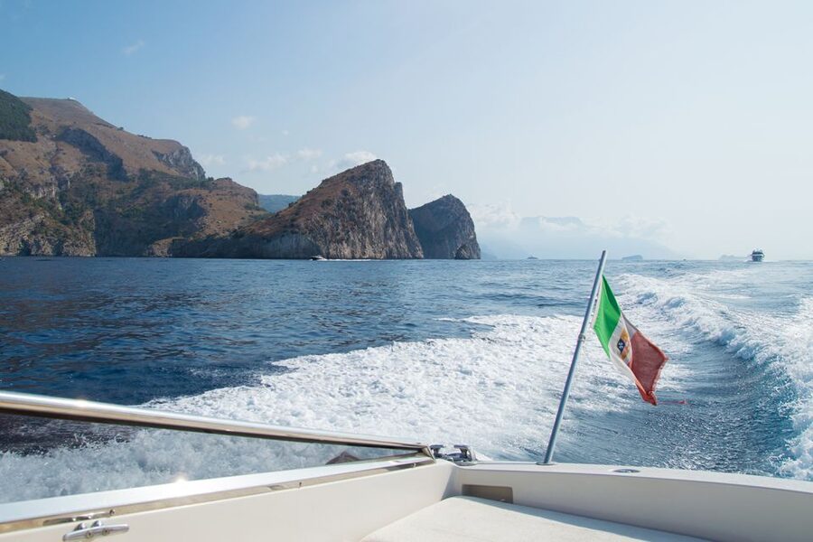 From Amalfi: Day Trip to Capri Private Boat Tour with Drinks - Punta Campanella: the coast change point you’ll actually feel